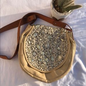 Anthropologie Jasper and Jeera Beaded Crossbody